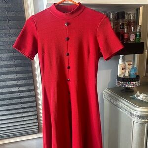 MAD MEN Vintage/Retro Inspired Red Dress